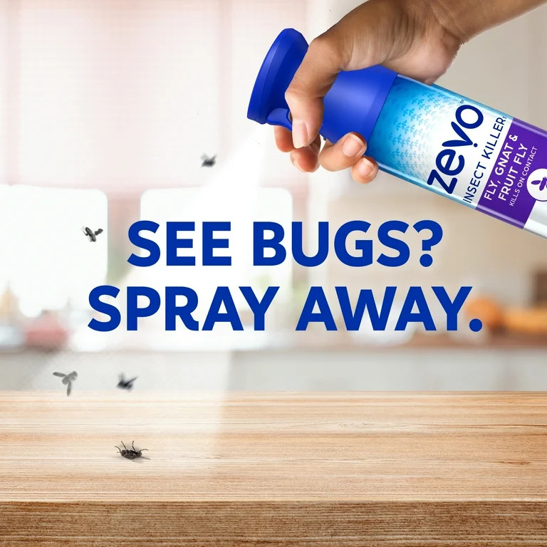 Zevo Flying Insect Killer Spray for Gnats & Mosquitoes 10 oz | Walmart (US)
