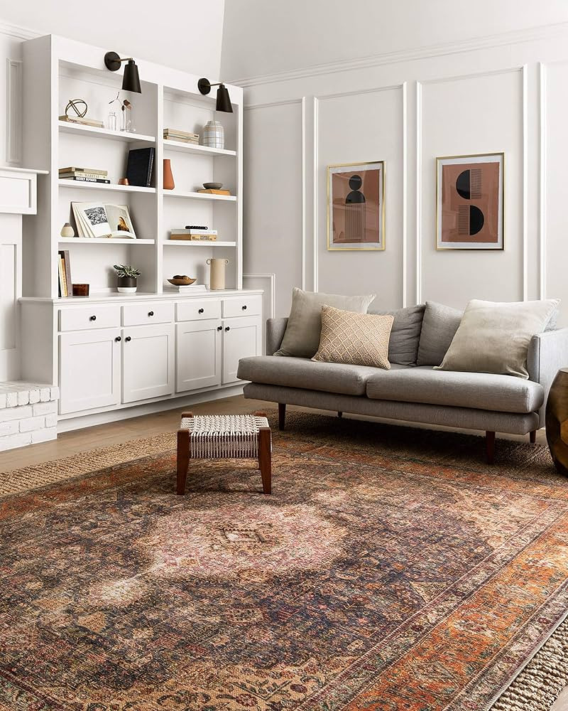 Loloi II Loren Plum/Multi 2'-3" x 3'-9" Accent Rug | Amazon (US)