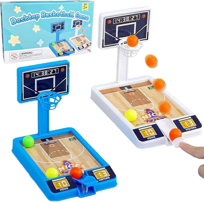 2 Pack Basketball Game Toys, Tabletop Basketball Shooting Game for Kids and Adults, Desk Games fo... | Amazon (US)