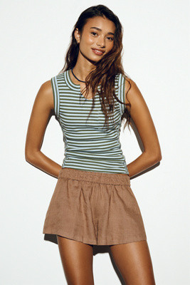 The Somerset Linen Shorts | Anthropologie (US)