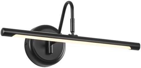 JOOSENLUX Picture Lights for Paintings Hardwired 16.5" Inch Long Dimmable Black Wall Lights with ... | Amazon (US)