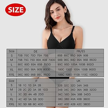 Vinfact Nursing Bra 3 Pack Seamless V Neck Maternity Bra Women Pregnancy Breastfeeding Bra | Amazon (UK)
