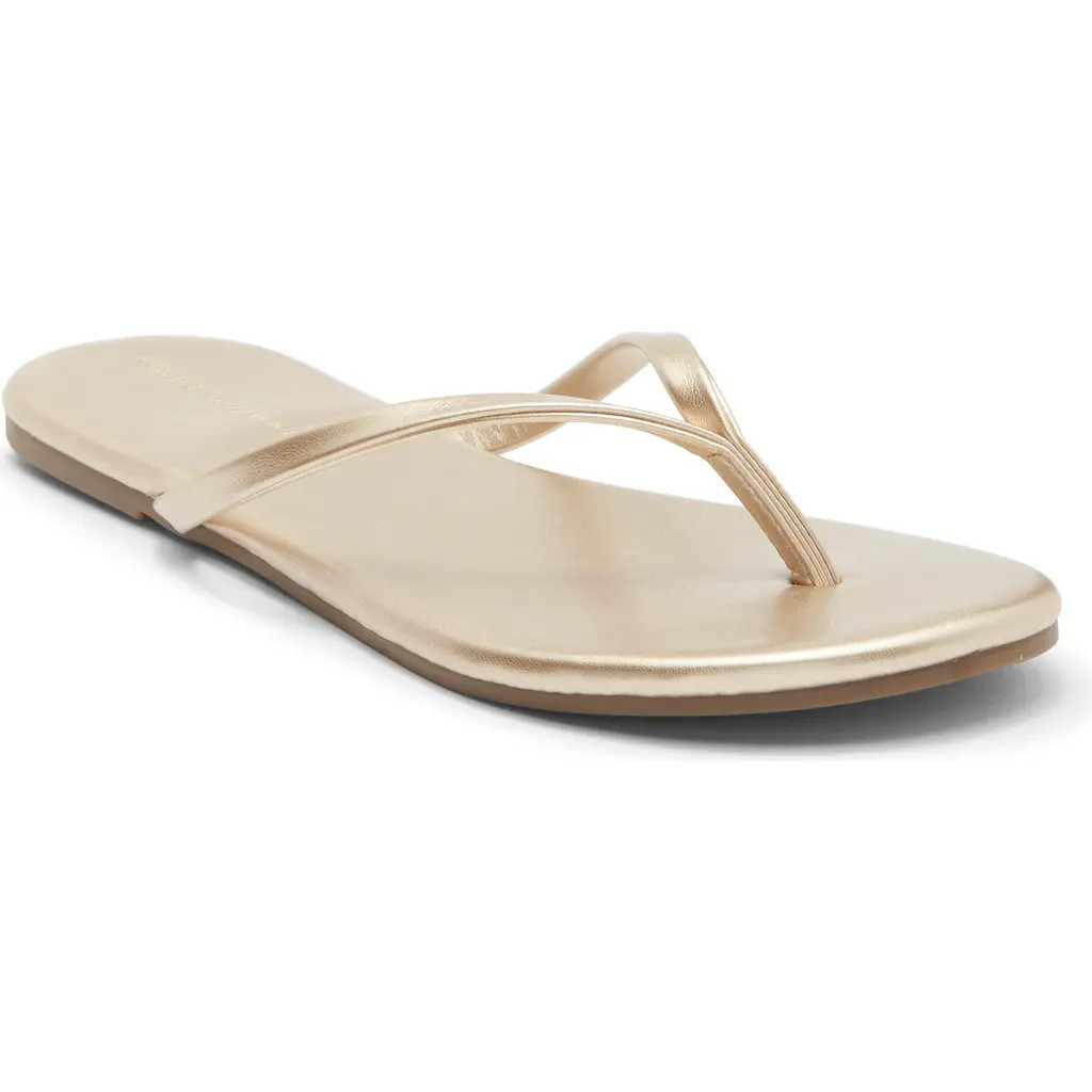 Project Cloud Kids' Little Fountain Flip Flop in Gold Metallic at Nordstrom Rack, Size 1 M | Nordstrom Rack