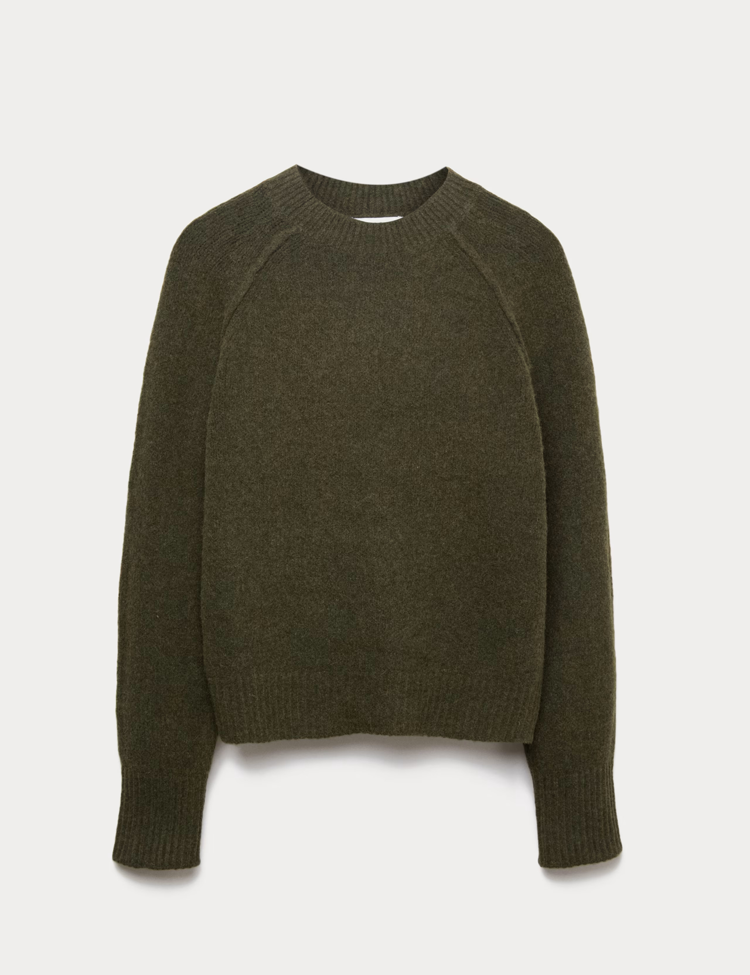 Textured Crew Neck Jumper with Wool | Marks & Spencer (UK)