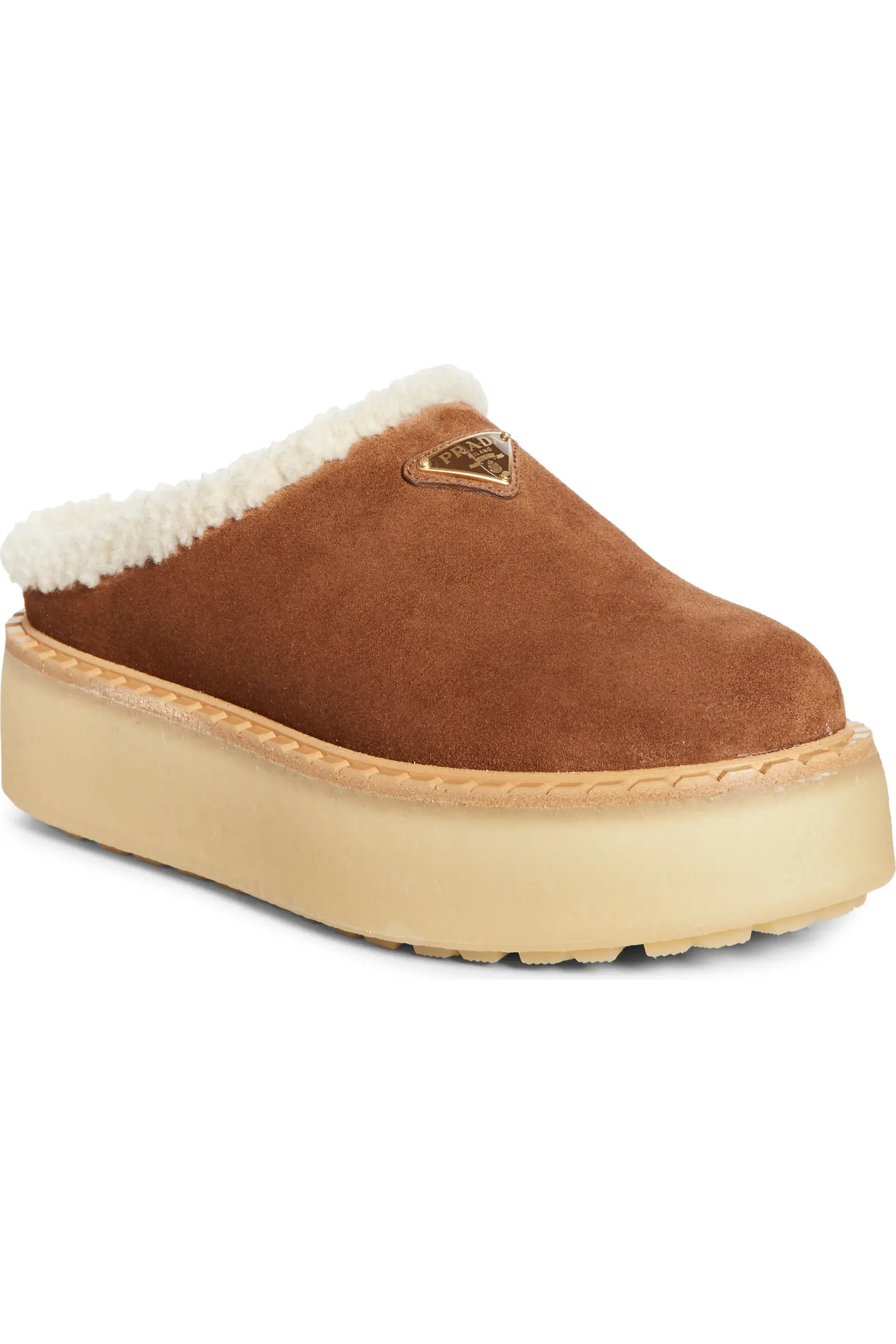 Prada Evolve Genuine Shearling Clog (Women) | Nordstrom | Nordstrom