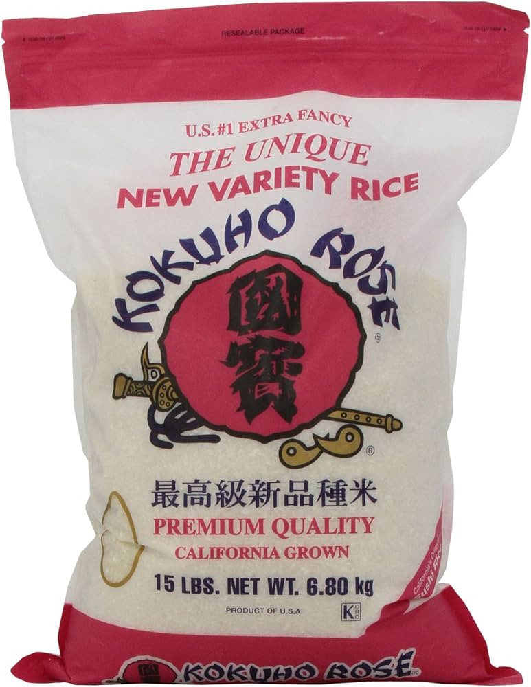 Kokuho Rose Rice, 15-Pound | Amazon (US)