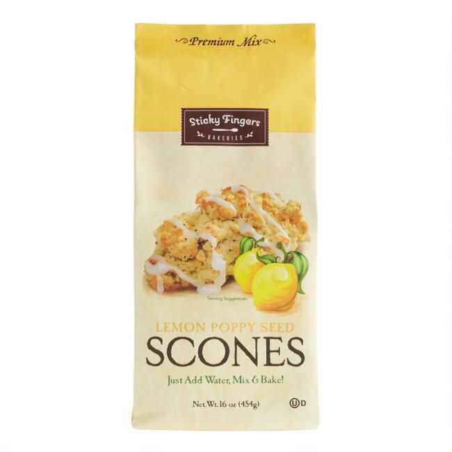 Sticky Fingers Lemon Poppy Seed Scone Mix | World Market