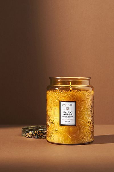 Voluspa Limited Edition Cut Glass Jar Candle | Anthropologie (US)