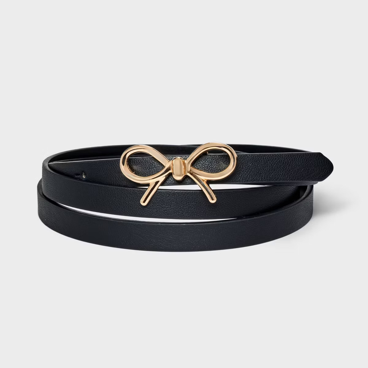 Women's Bow Belt - Ava & Viv™ Black | Target