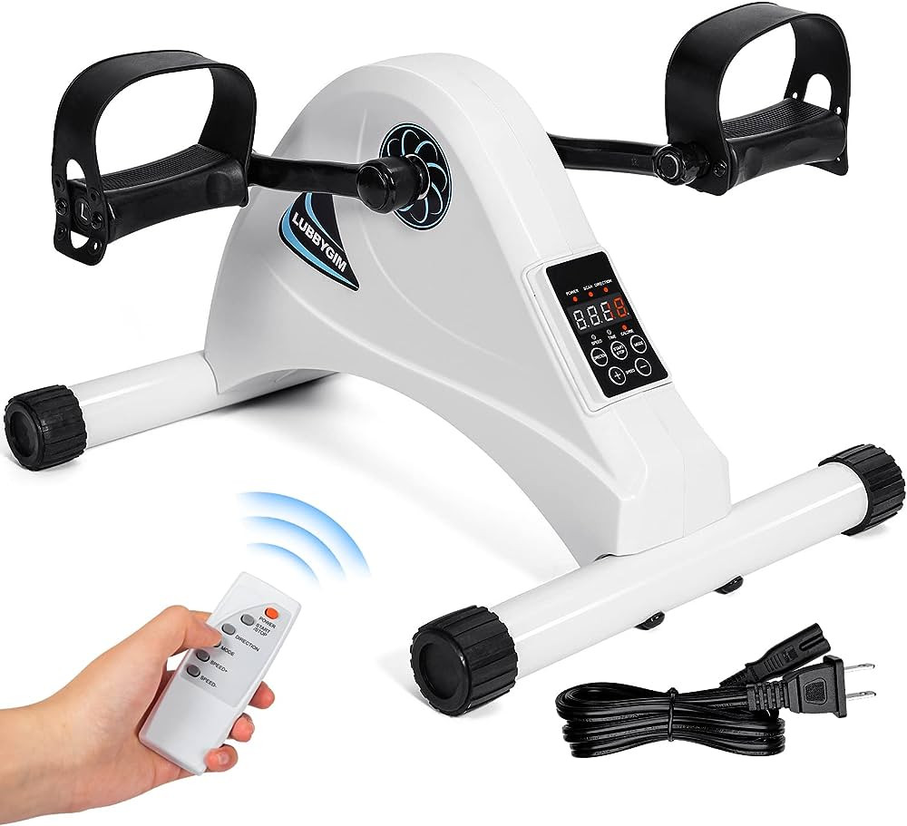 Motorized Mini Exercise Bike Pedal Exerciser for Seniors Rehab Training, LUBBYGIM Electric Under ... | Amazon (US)