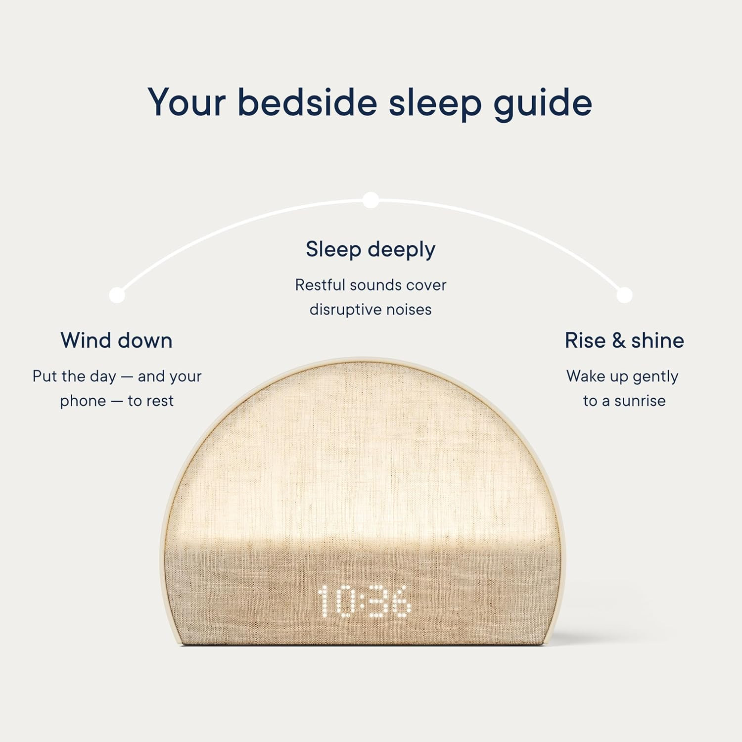 Hatch Restore 2 Sunrise Alarm Clock, Sound Machine, Smart Light (Putty) ー Your Bedside Sleep Gu... | Amazon (US)