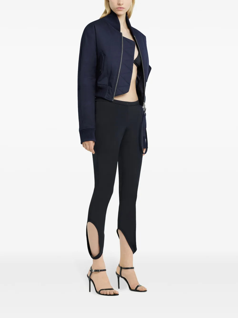 cropped bomber jacket | Farfetch Global