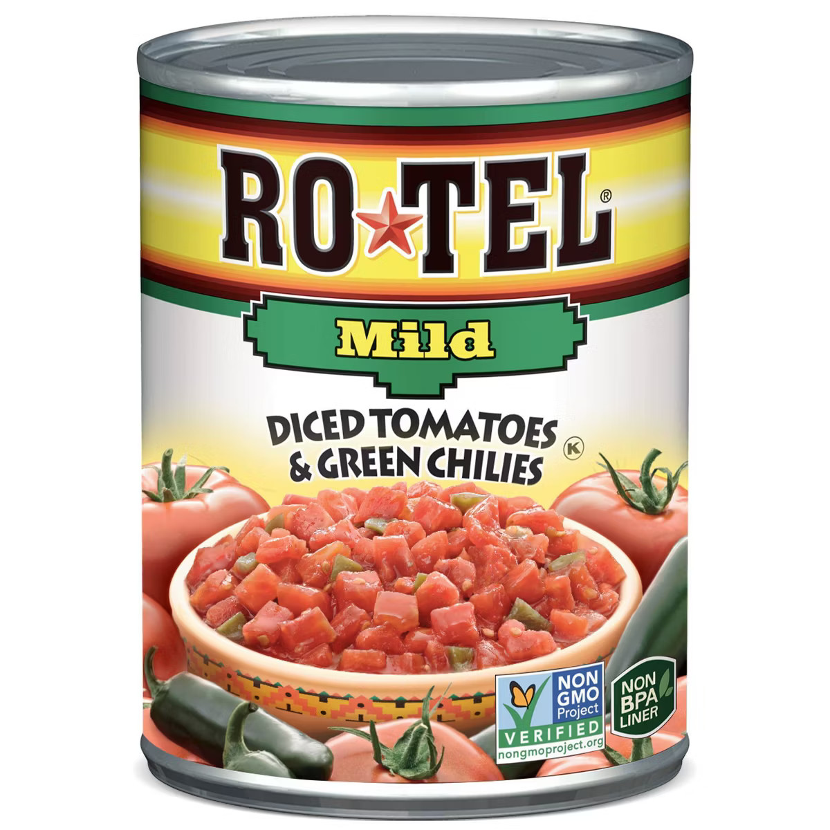 Rotel Diced Tomatoes & Green Chilies Mild 10oz | Target