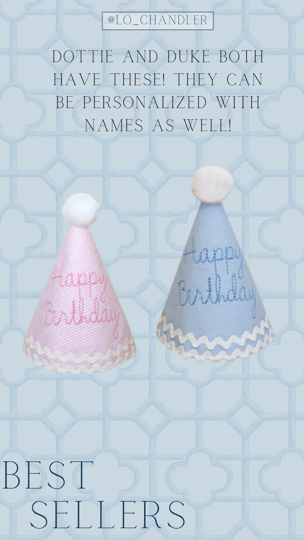 The cutest birthday hat for baby boy or girl . You can get it custom with any name, I got it customized to say my son’s name. Perfect for a first birthday party. 

#LTKBaby #LTKParties #LTKKids

#LTKBaby #LTKParties #LTKKids