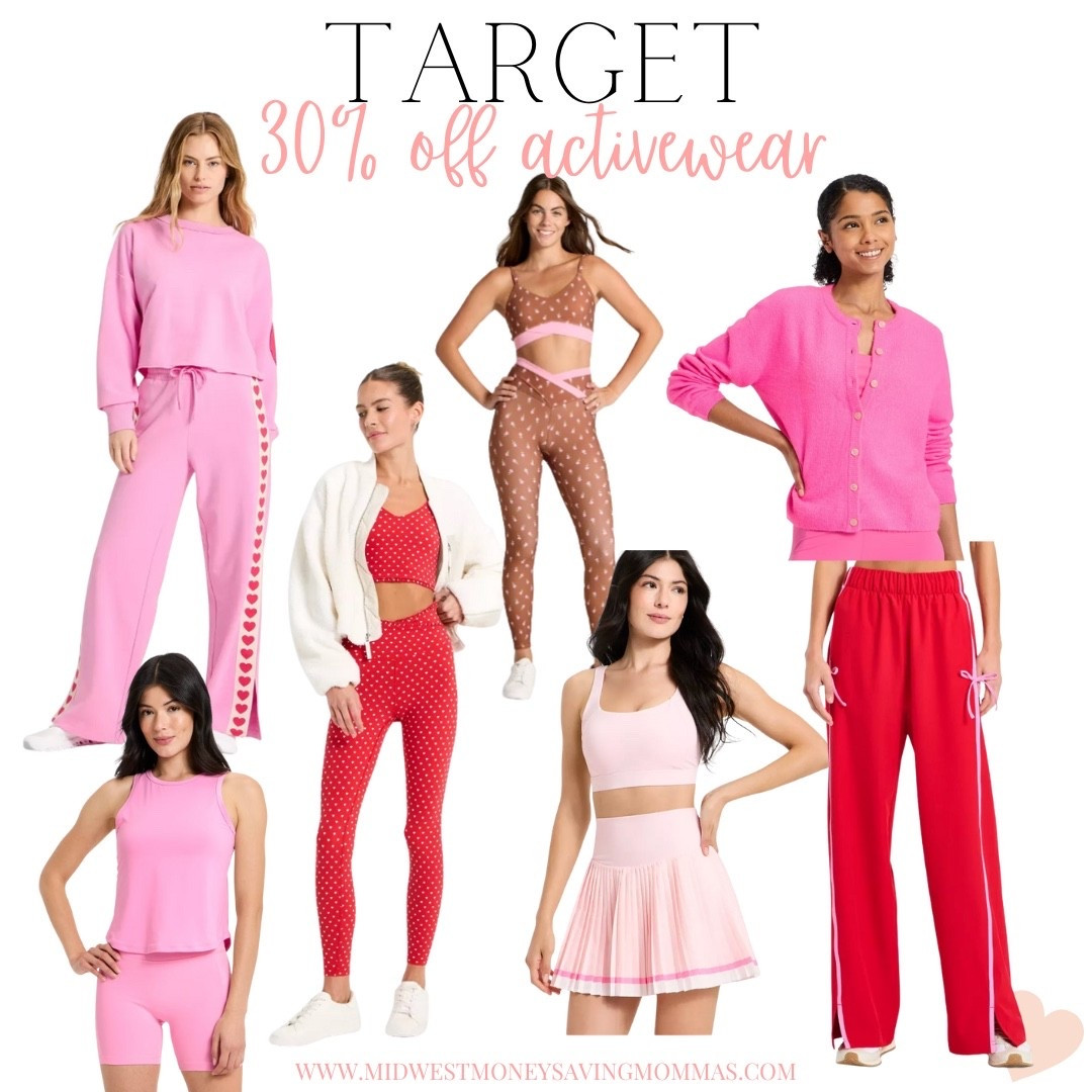30% off activewear at target

Target fashion  Valentine’s Day outfit  sweatpants  leggings  tennis skirt  gym outfit  matching workout set 

#LTKActive #LTKootd #LTKmomlife