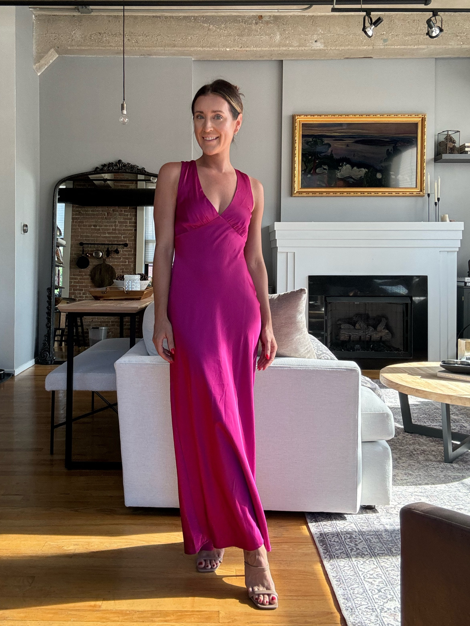 Best selling wedding guest dress! Pretty for bridesmaids too. Plunging back detail. Fits TTS 

#LTKxAF #LTKWedding #LTKSaleAlert