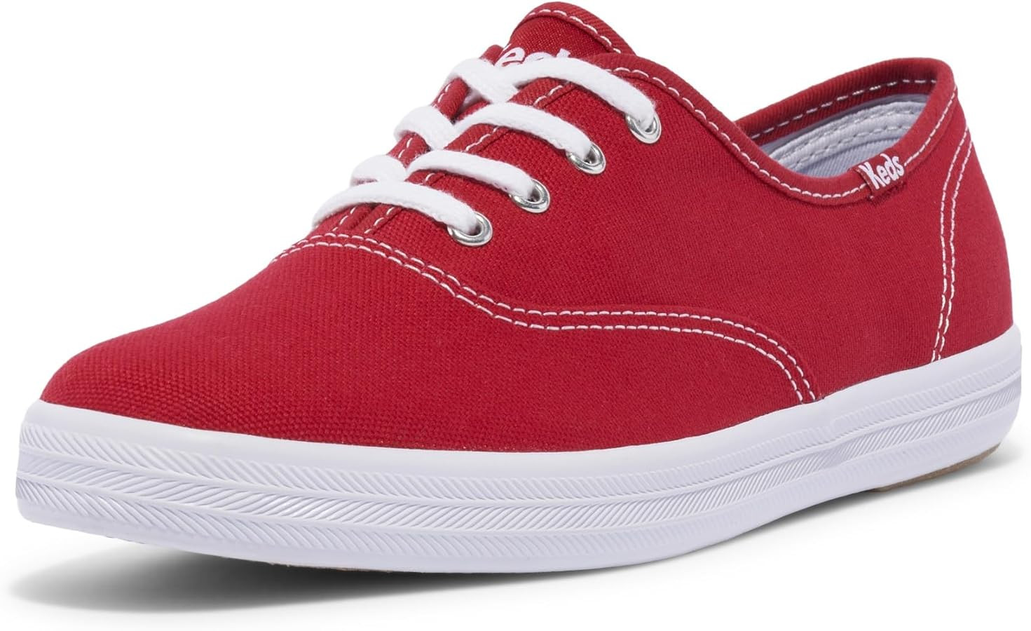 Keds Women's Champion Canvas Lace Up Sneaker | Amazon (US)