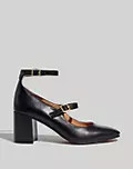 The Maddie Heeled Mary Jane in Leather | Madewell
