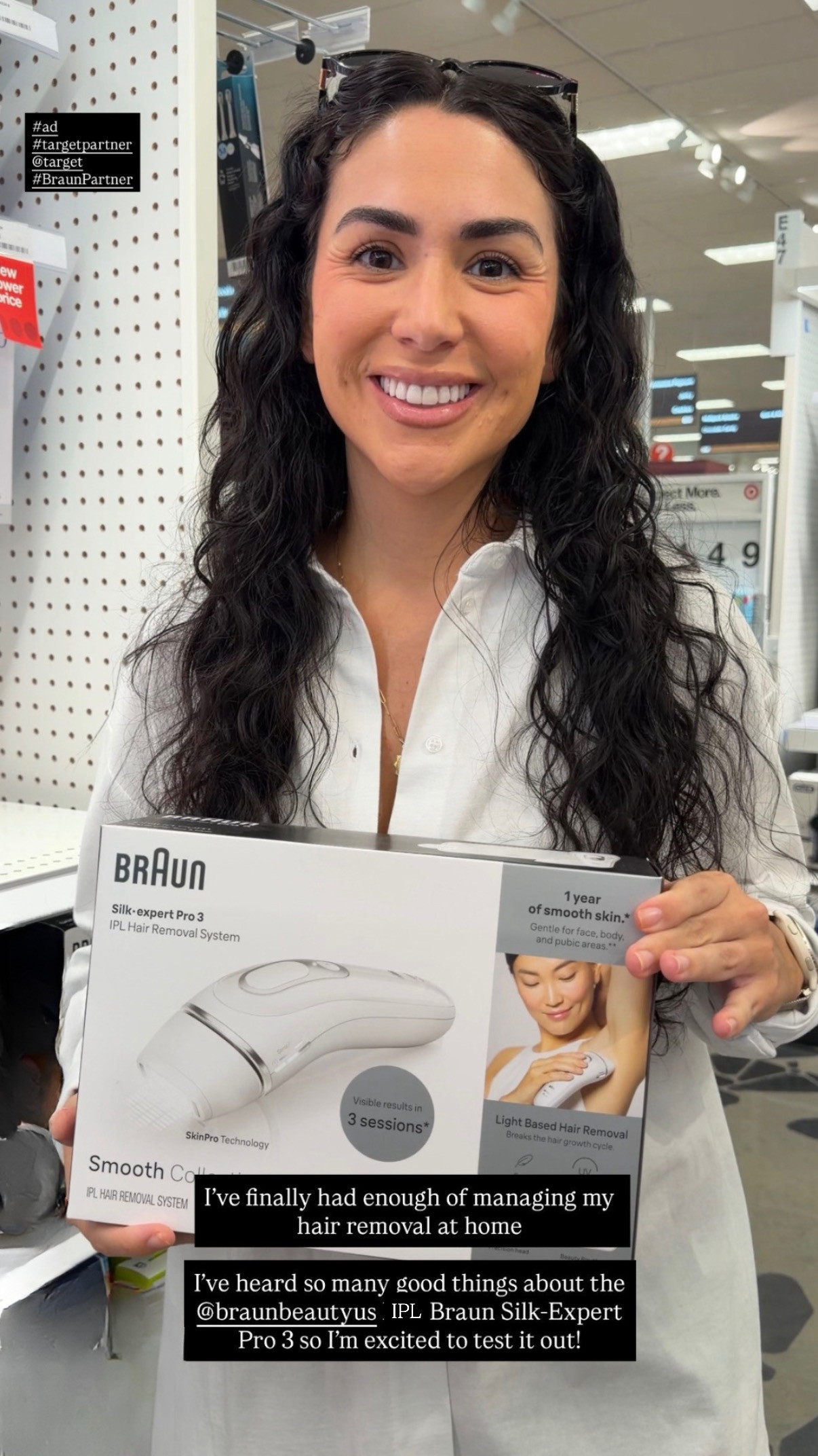 #AD Shaving has become a part-time job since I’ve moved to Florida & I’m over it! I decided to head into @target today to pick up the @braunbeautyus Silk- expert Pro 3. I have heard so many great things and I’m excited to start this hair removal journey. If you’re interest to start as well you can pick it up @target or shop here: https://on.ltk.com/+OciGGF33ZGMsRVtWT21Isg #braunpartner #targetpartner 

 #LTKgrwm #LTKBeauty