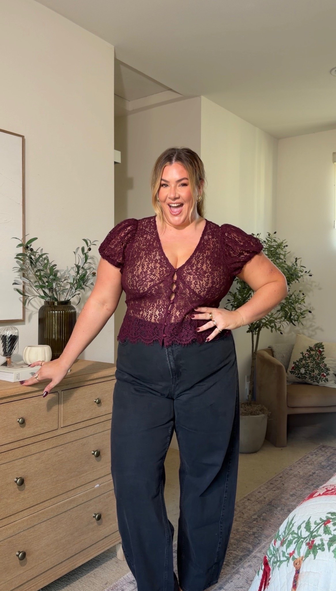 valentines day outfit inspo 🖤
wearing this top in an xxl and pants in a 35 tall!!

Get an extra 50% off this top once you add to cart! ✨

Valentines outfits women, date night outfits, winter outfits women, Vanessa Etheridge 

#LTKValentine #LTKSeasonal #LTKMidsize