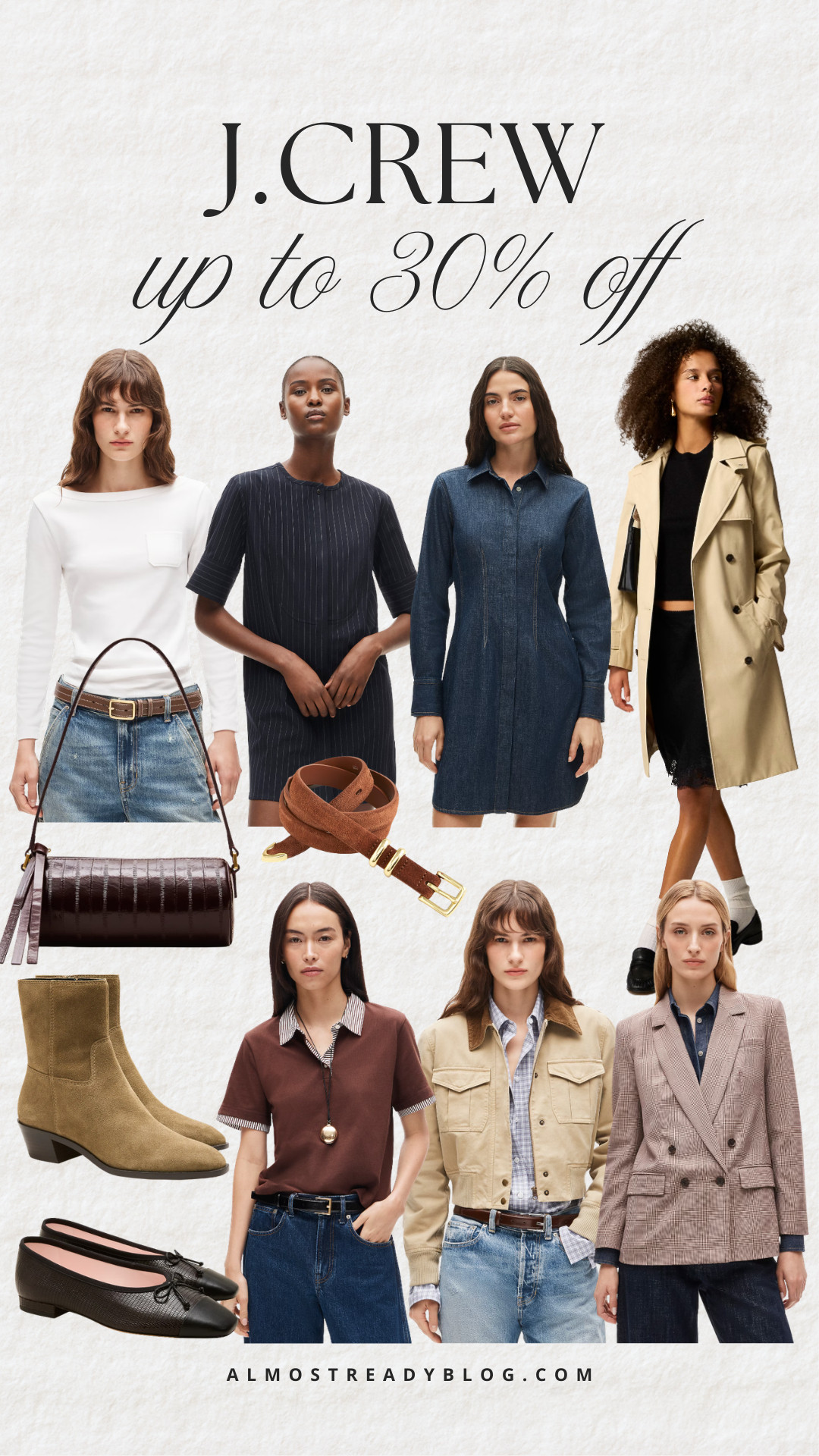 Save up to 30% on J.Crew fall favorites, including jackets, dresses, denim, shoes and accessories.

J.Crew sale, J.Crew fall sale, fall fashion sale, fall outfit inspiration, fall wardrobe, women’s fall fashion, preppy fall style, classic fall outfits, fall fashion finds, J.Crew fall outfits

#LTKOver40 #LTKSaleAlert #LTKWorkwear