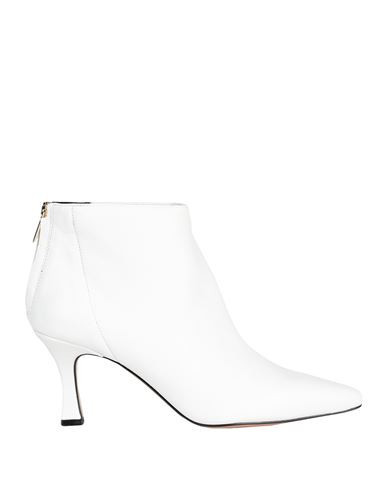 Bianca Di Woman Ankle boots White Size 9 Leather | YOOX (US)