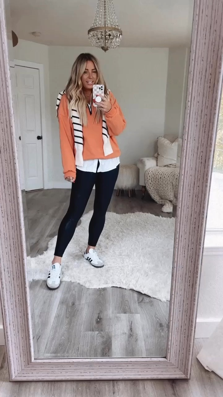 Sweater fits TTS, but for this fit I sized up to a large  for this fit. Adidas sambas. Sherpa Ugg tazz. Friendsgiving. Fall fashion. , 
Pullover. Holiday party. Thanksgiving outfit. Sale 




#LTKCyberWeek 

Comment SHOP below to receive a DM with the link to shop this post on my LTK ⬇ https://liketk.it/4nM0w #ltkvideo #ltkholiday

#LTKHoliday #LTKGiftGuide #LTKVideo