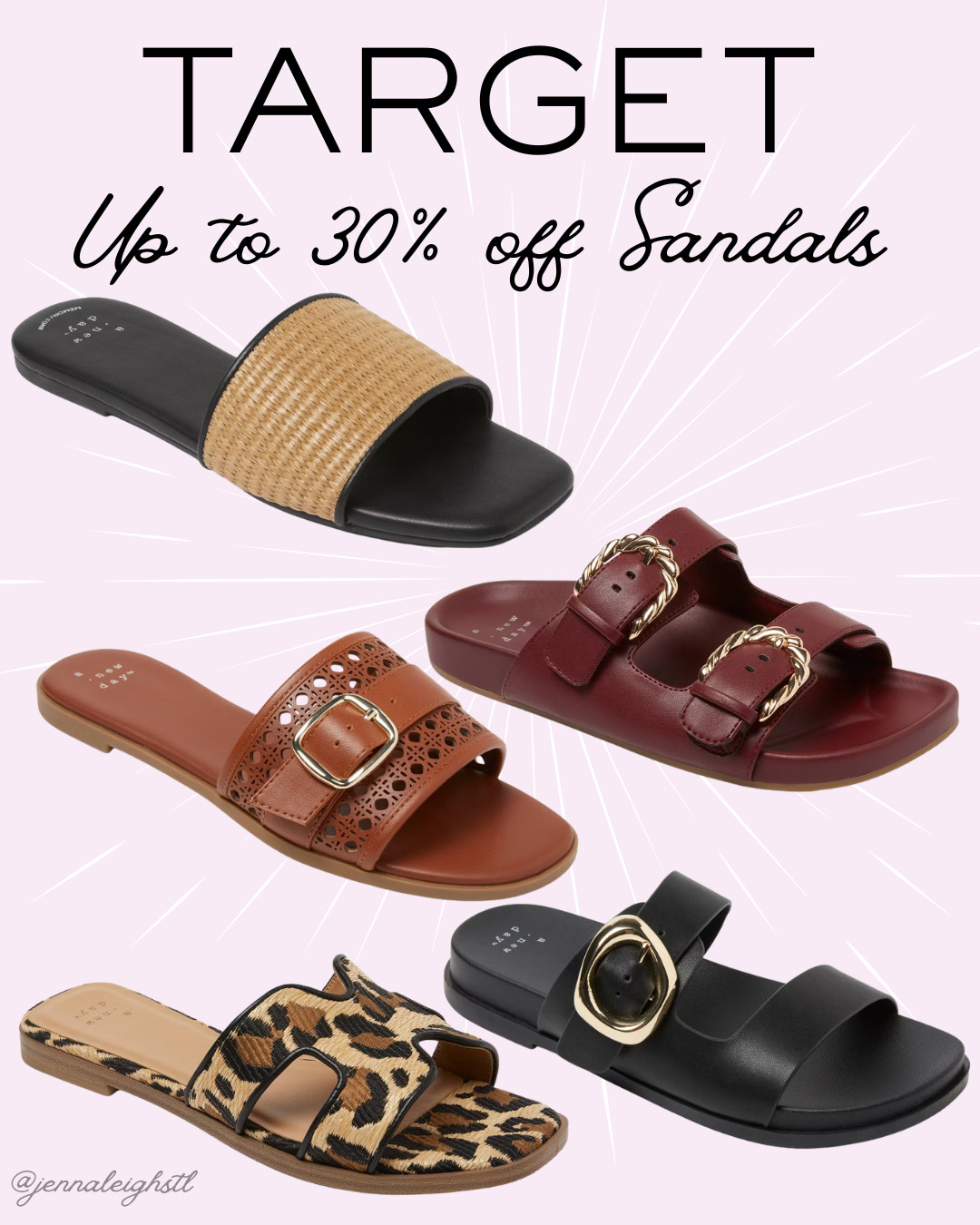 Target is giving us 30% off sandals, and it's the perfect time to grab a pair (or two)! 

 #LTKSeasonal #LTKSaleAlert