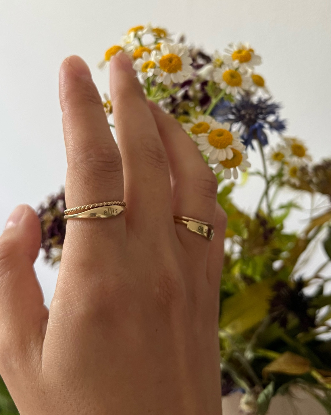 My tiny rings that hold so much meaning! 

#LTKunder50 #LTKGiftGuide #LTKstyletip