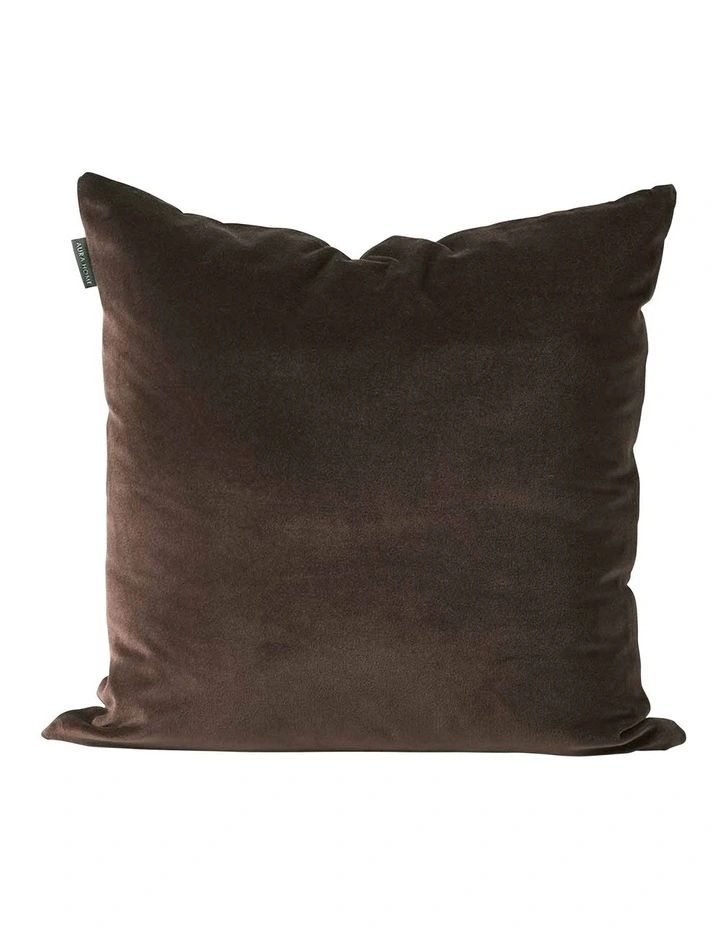 Luxury Velvet Cushion in Chocolate | Myer