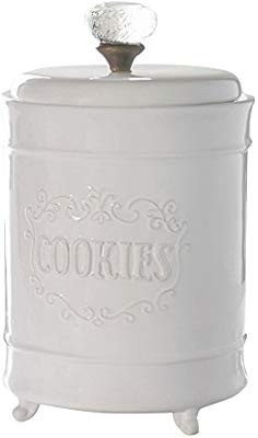 Mud Pie Circa Cookie Jar, White | Amazon (US)