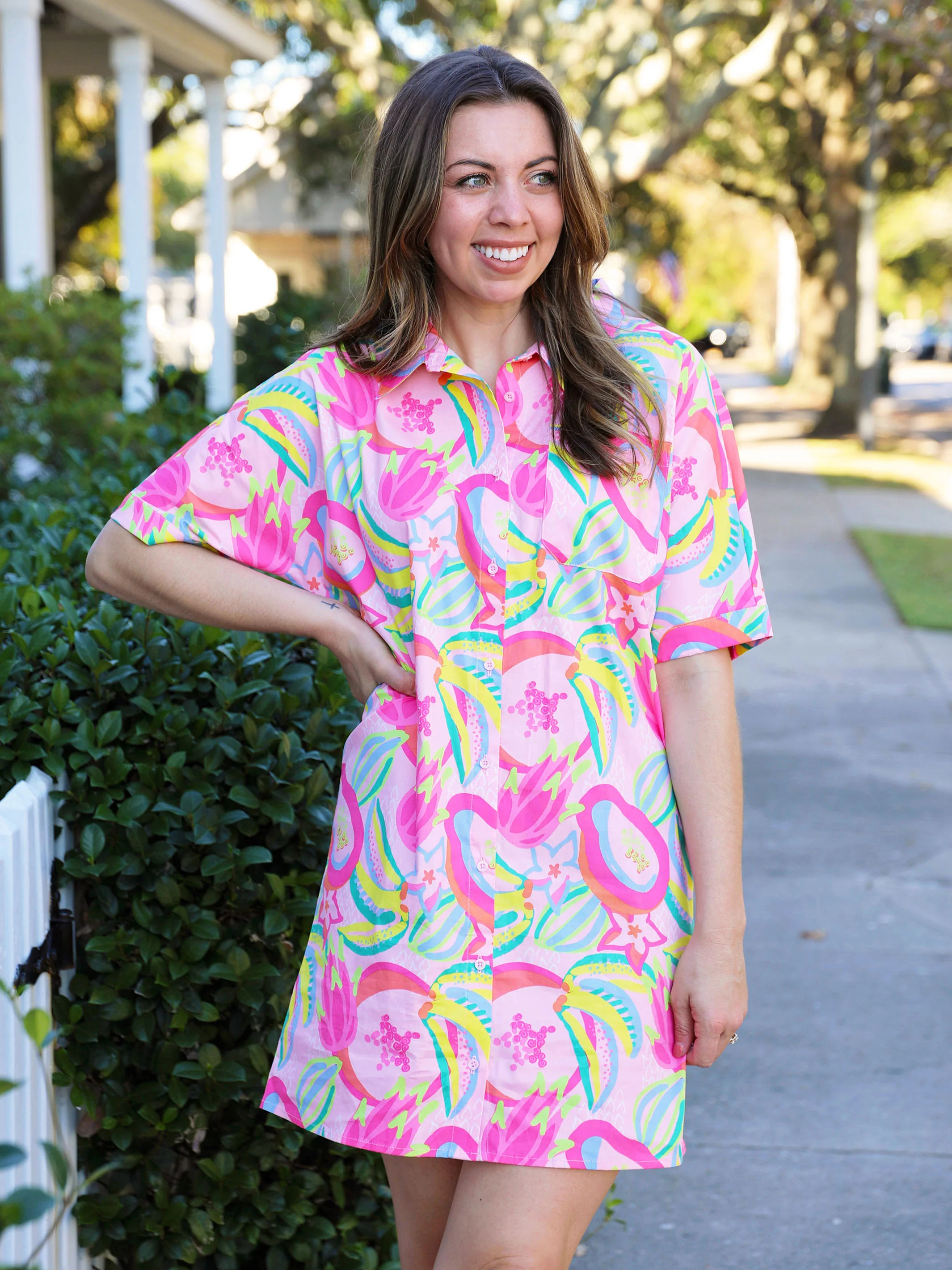 Dani Dress | Copacabana Pink | Michelle McDowell