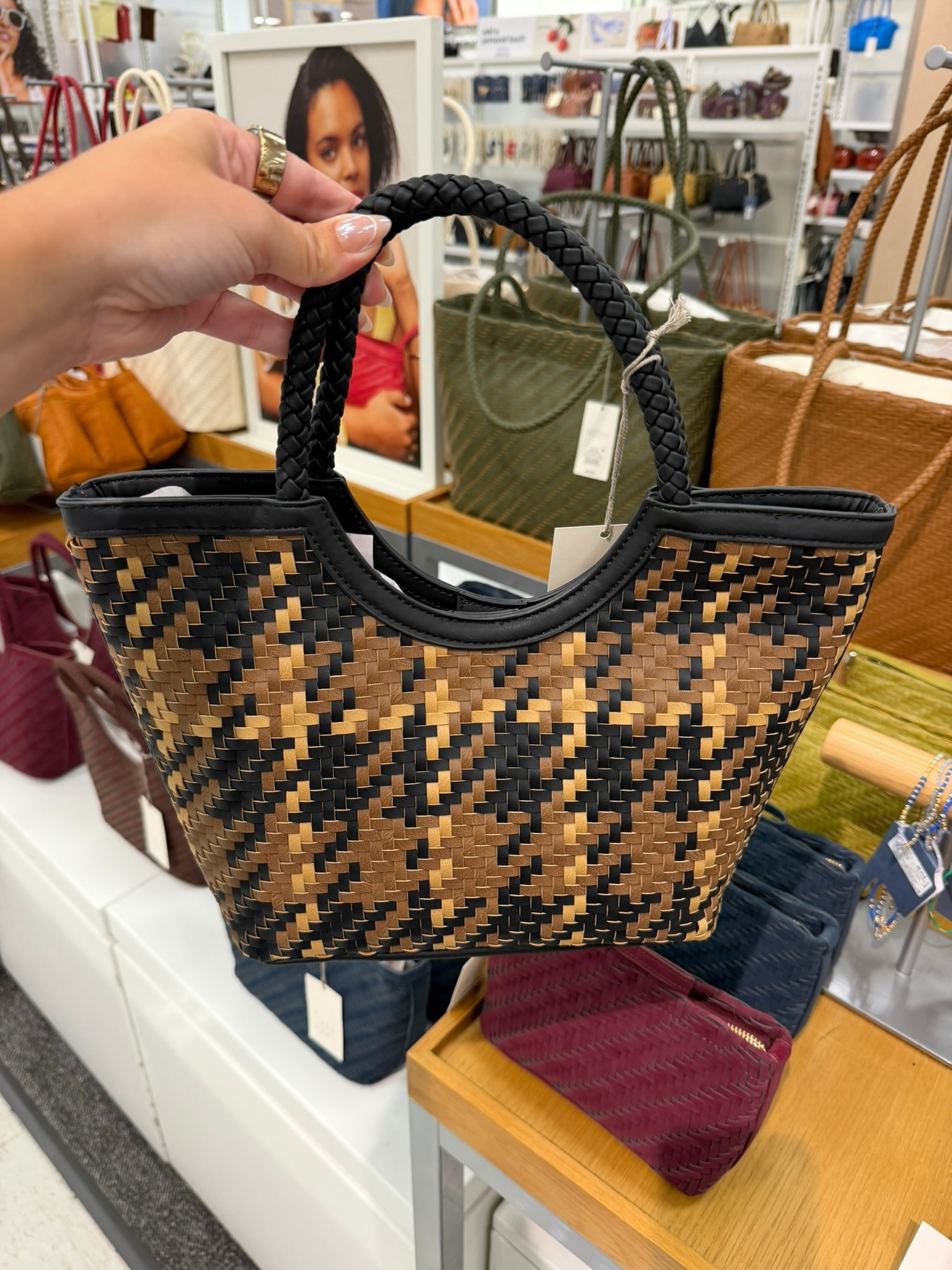 This $30 plaid bag looks WAY more expensive than it is 👜🤎 The woven texture + fall colors make it such a cute statement bag for transitioning your outfits into the new season.
wedding guest dress summer plus size, fall outfits women, country concert outfits, teacher outfits, date night outfits, fall wedding guest dresses, business casual workwear, concert outfit ideas, work outfits, vacation outfits beach 

 #LTKgrwm #LTKootd #LTKSeasonal