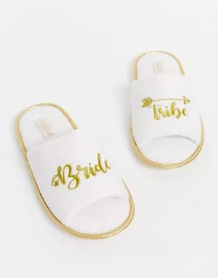 Truffle Collection bride party slippers | ASOS US