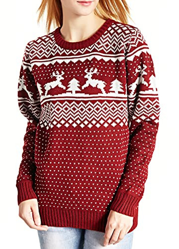 v28 Women's Patterns Reindeer Snowman Tree Snowflakes Christmas Sweater Cardigan (XX-Large, Long Sleeve, Deer&Tree) | Amazon (US)