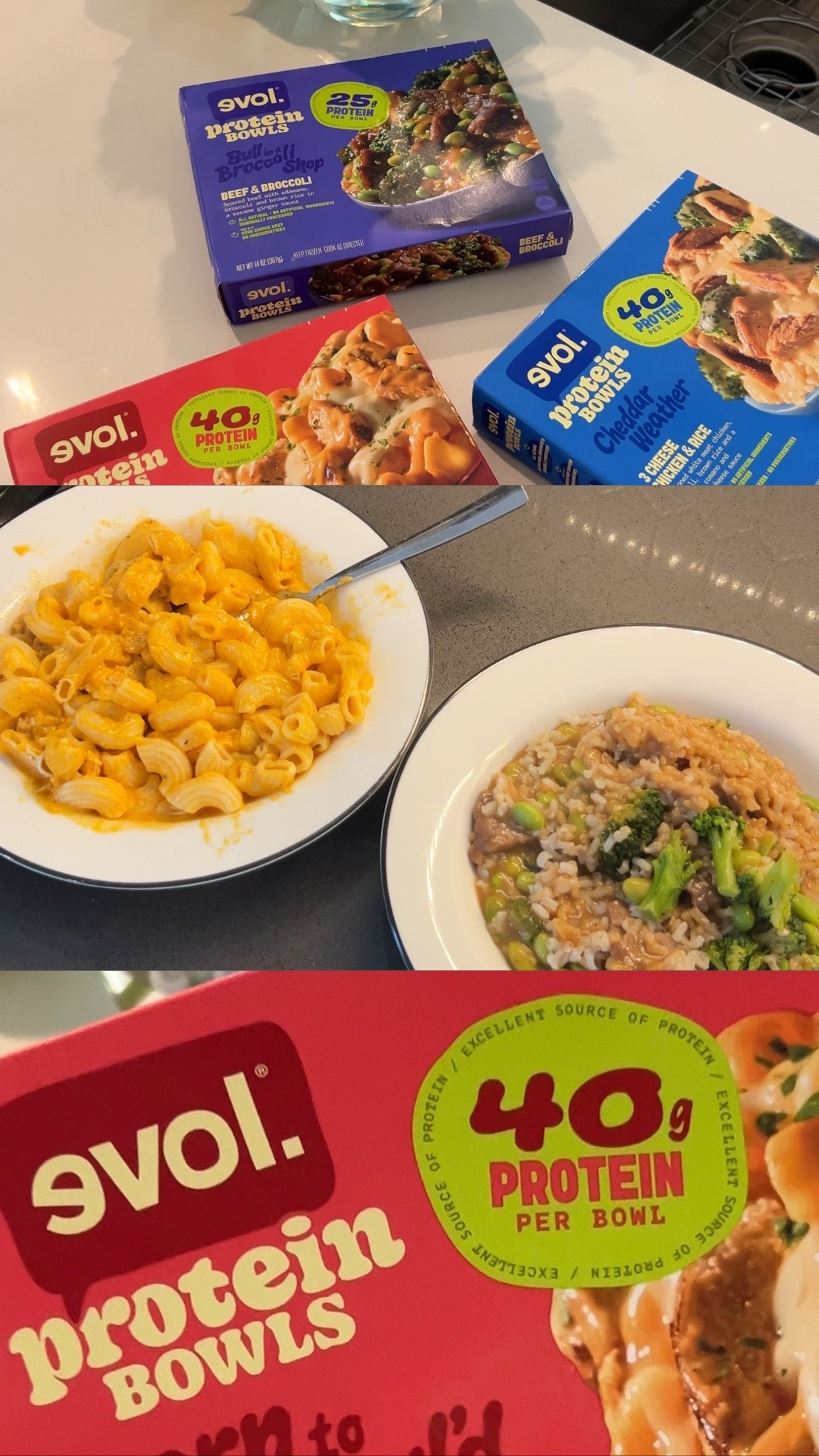 #ad #targetpartner 25-40 grams of protein ✅ no artificial ingredients ✅ easy clean up ✅ if you’re a busy working mom trying to prioritize your health and your time, you need these! @evolfoods  @Target #highprotein