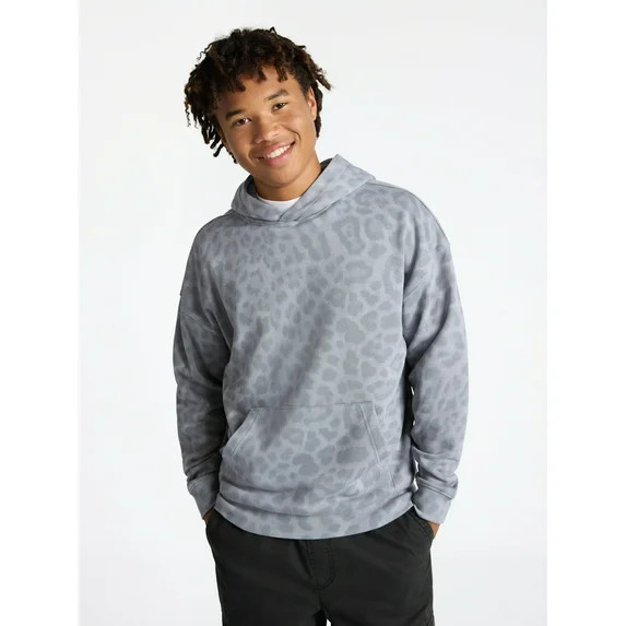 No Boundaries Oversized Hoodie with Long Sleeves, Men's & Big Men's | Walmart (US)