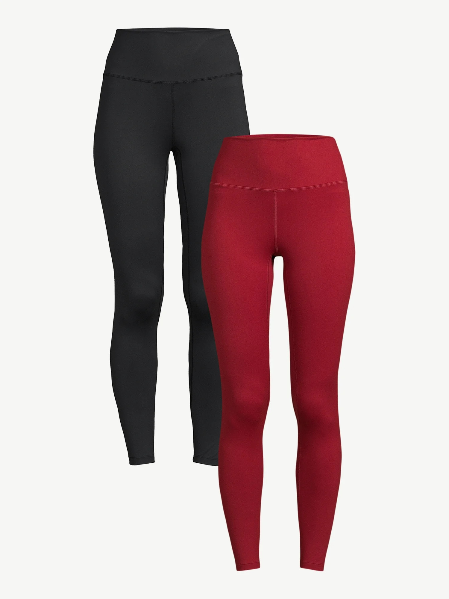 Sofia Active by Sofia Vergara Women’s High Waist 27" Studio Legging, 2-Pack | Walmart (US)