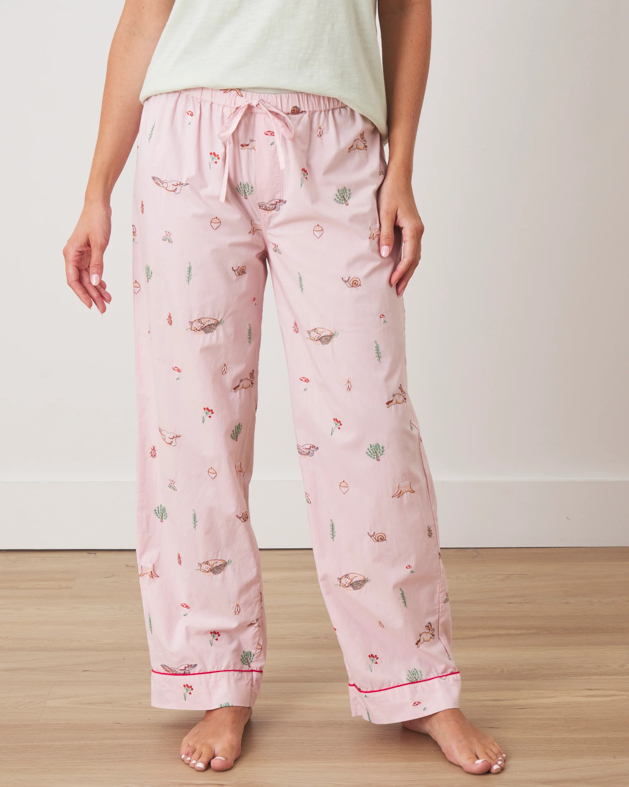 Woodland Storybook - PJ Pants - Blush | Printfresh