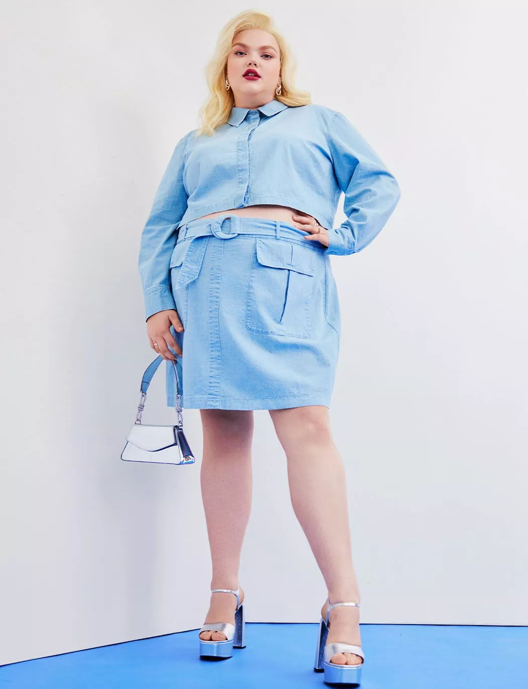 Cargo Pocket Mini Skirt | Eloquii