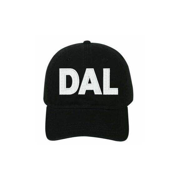 DAL Dallas Hat | Embroidered Baseball Cap, DAL Hat, Unstructured Hat, City Code Hat, Aviation Hat... | Etsy (US)