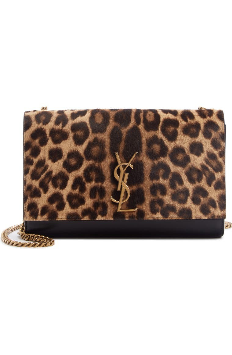 Saint Laurent Medium Kate Genuine Calf Hair & Leather Shoulder Bag | Nordstrom | Nordstrom