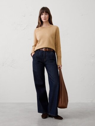 Perfectly Soft Crew-Neck Sweater | Banana Republic Factory