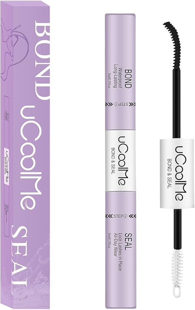 uCoolMe Lash Bond and Seal Waterproof for Lash Clusters 144Hours Long-Lasting Non-Irritating for ... | Amazon (US)