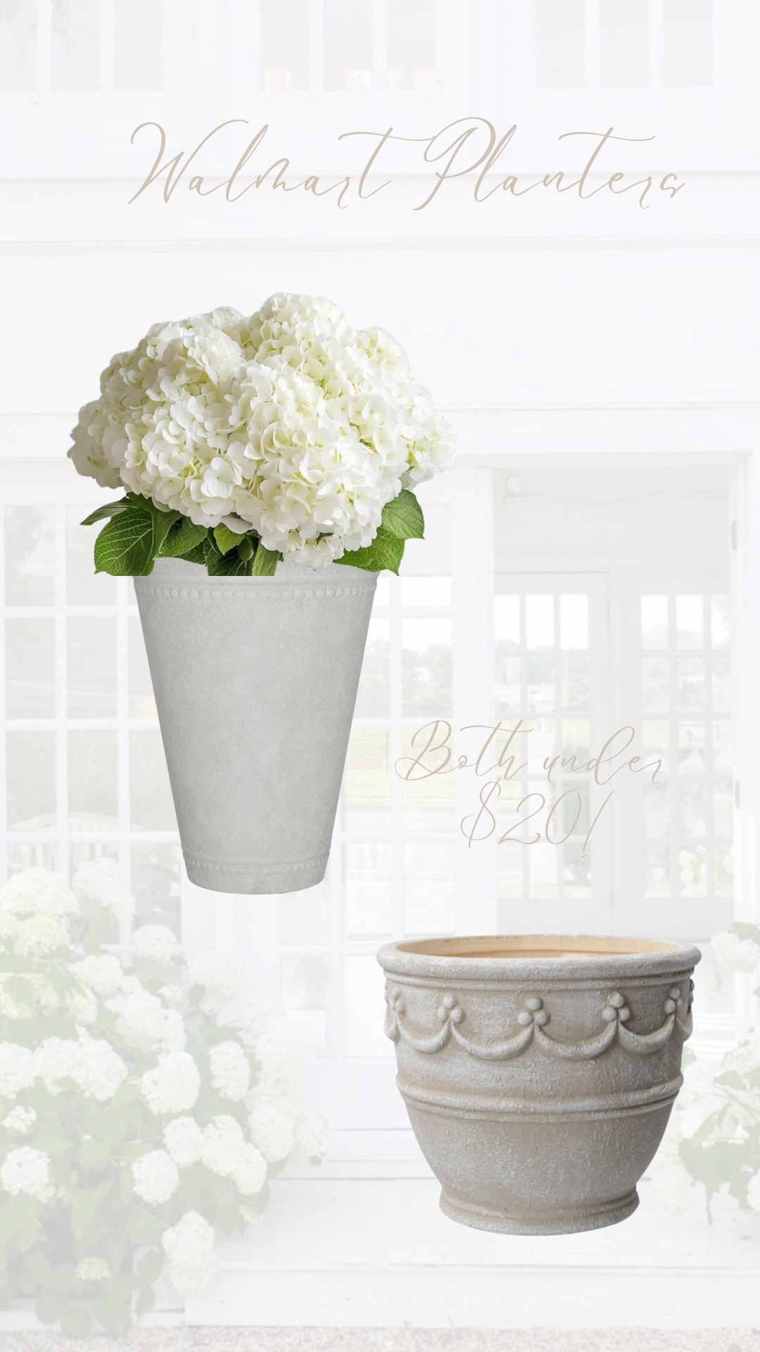 STUNNING WALMART PLANTERS 🤍