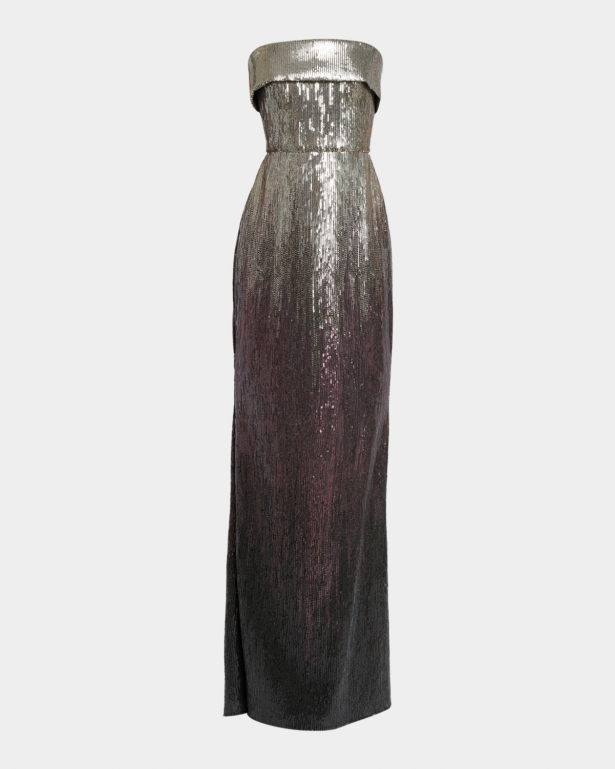 Strapless Gradient Sequined Trumpet Gown | Neiman Marcus