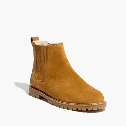 The Carlin Shearling Chelsea Boot | Madewell