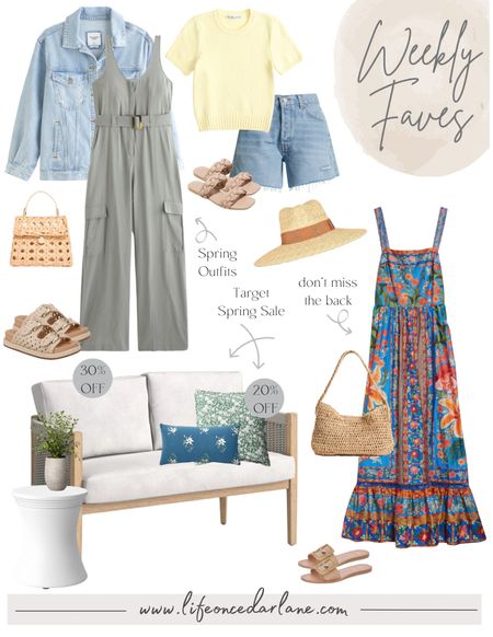 Weekly Faves- check out what we are loving! From new arrivals, sales, resort wear and more! Loving these cute spring outfit finds! Target outdoor home on sale too!

#resortwear #springfashion #patio



#LTKhome #LTKtravel #LTKsalealert