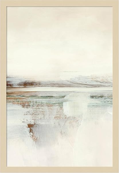 Amanti Art Framed Wall Art Print (17x25) Lake Abstract No 2 by Dan Hobday Framed Poster for Wall ... | Amazon (US)