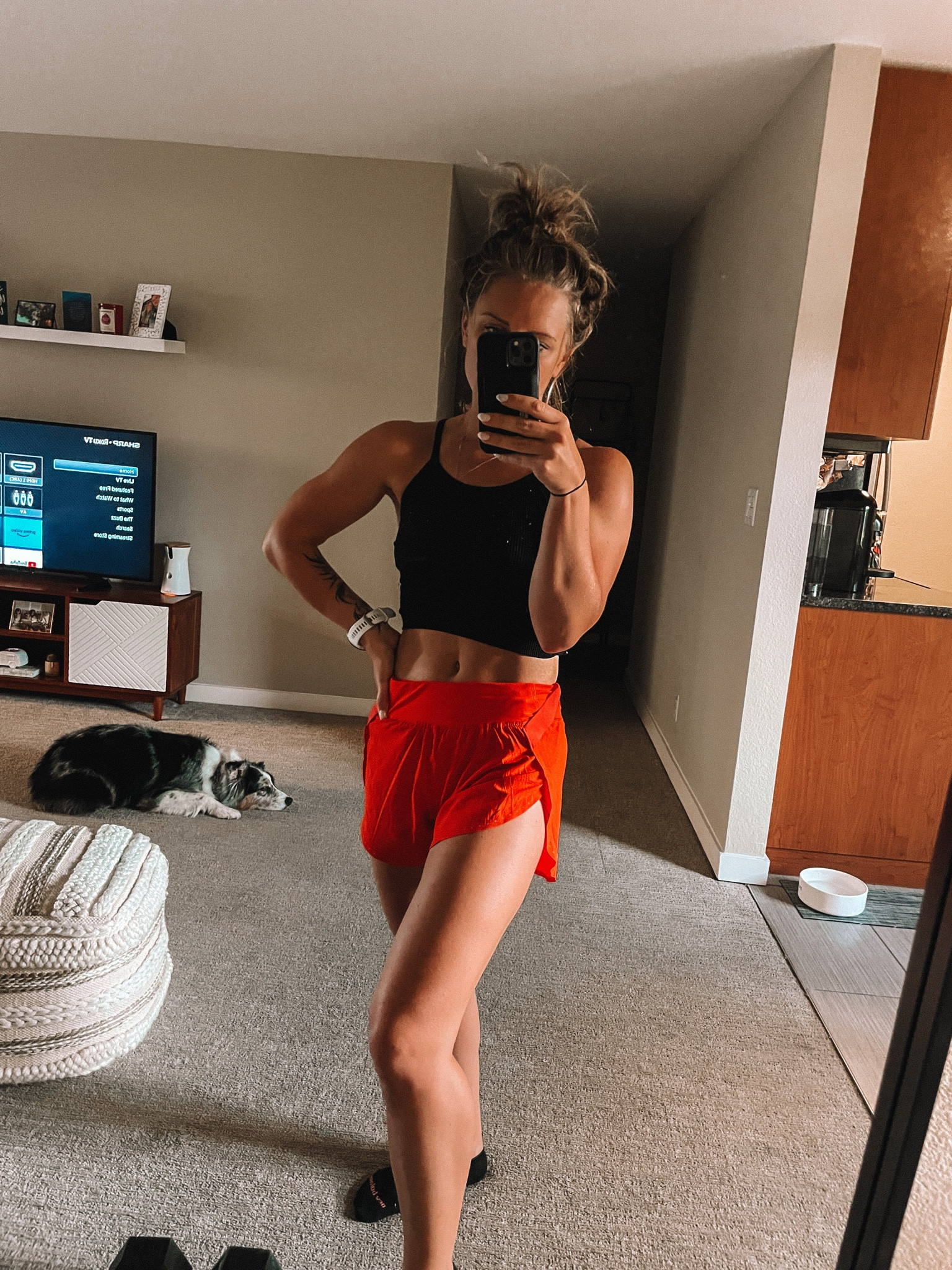 lululemon running shorts - tts 